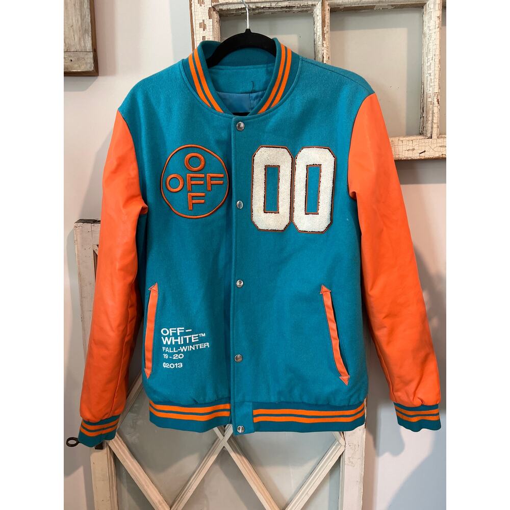 Rich Boys varsity jacket wool blend small?